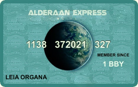 Alderaan Express Card
